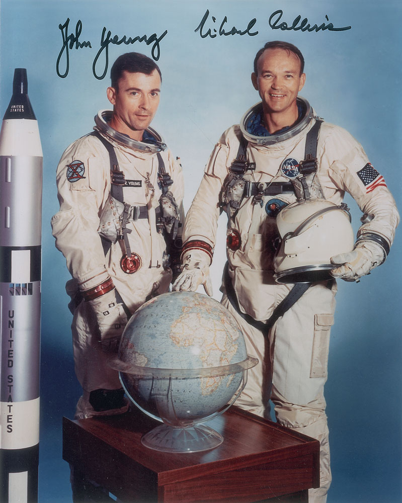 Lot #9126 Gemini 10 Signed Photograph