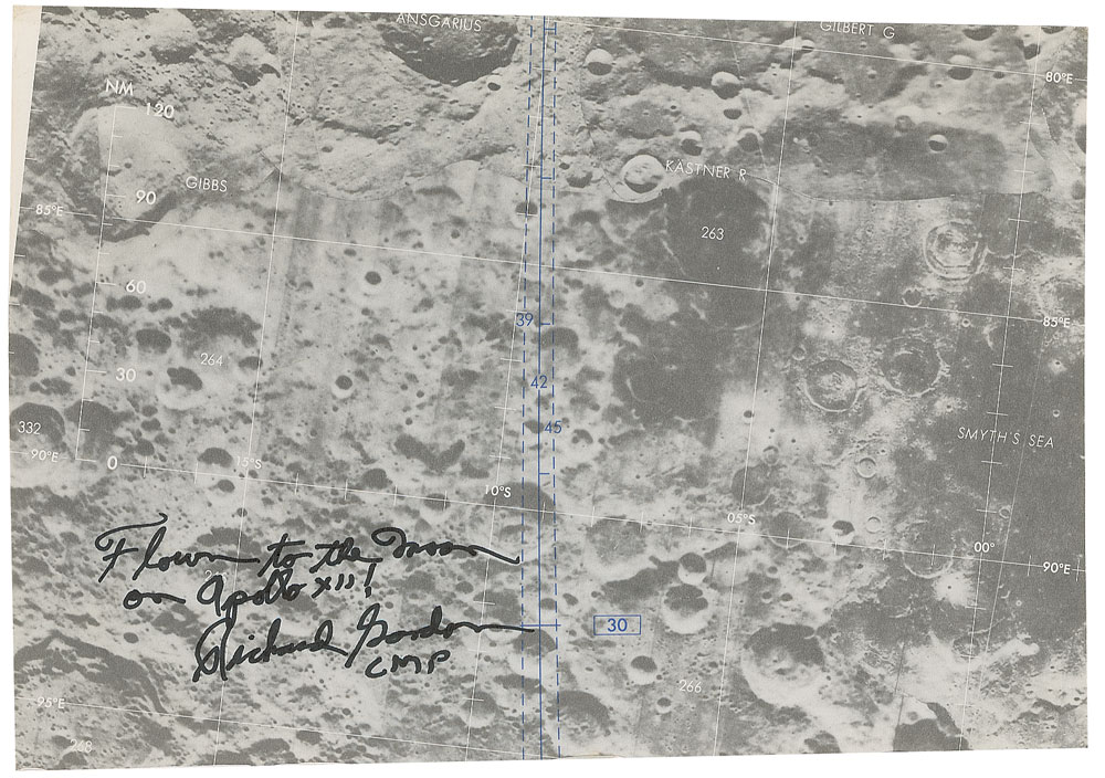 Lot #9330 Richard Gordon’s Apollo 12 Flown Orbital