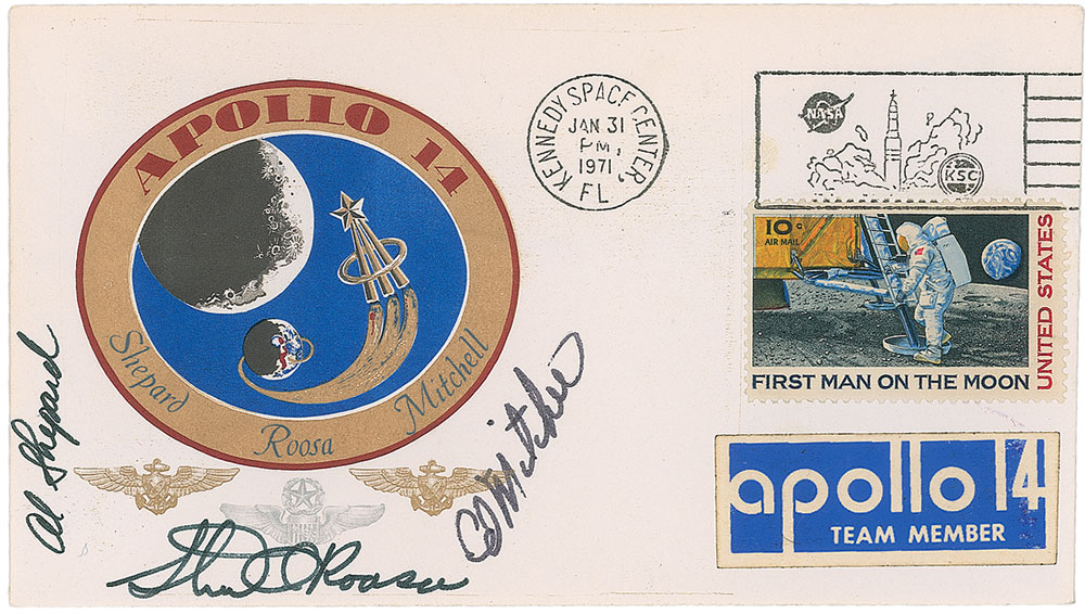 Lot #9392 Apollo 14 Signed Cover