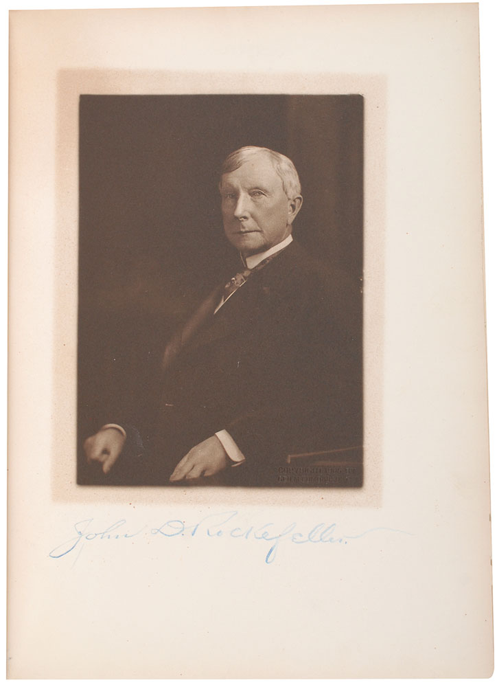 Lot #169 John D. Rockefeller