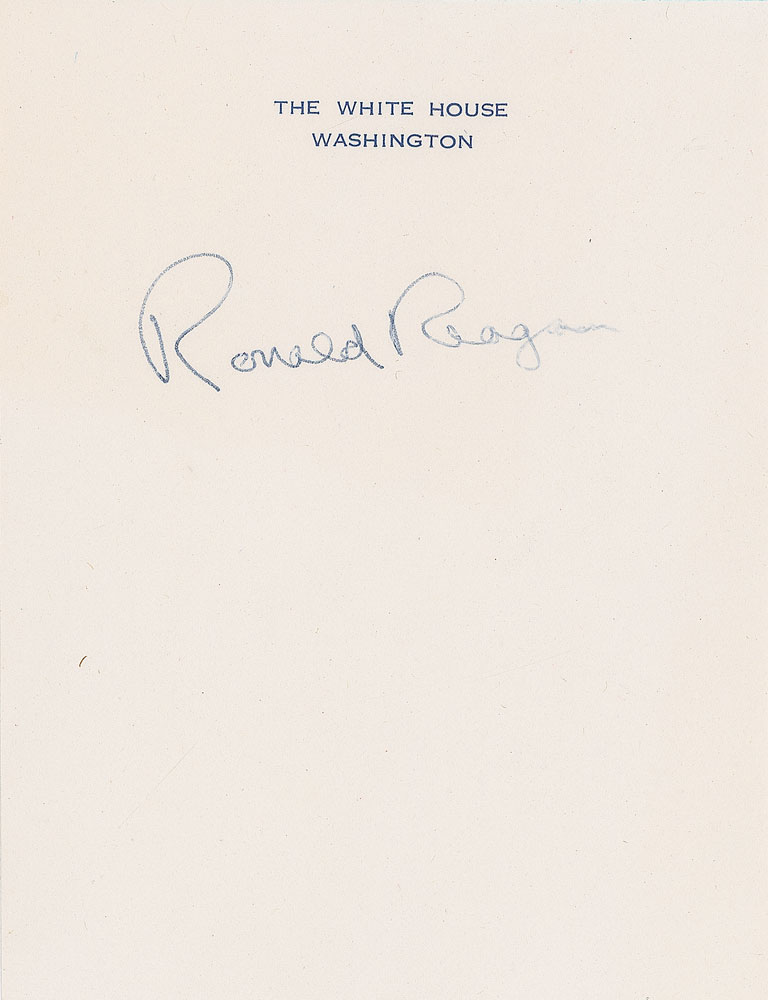 Lot #116 Ronald Reagan