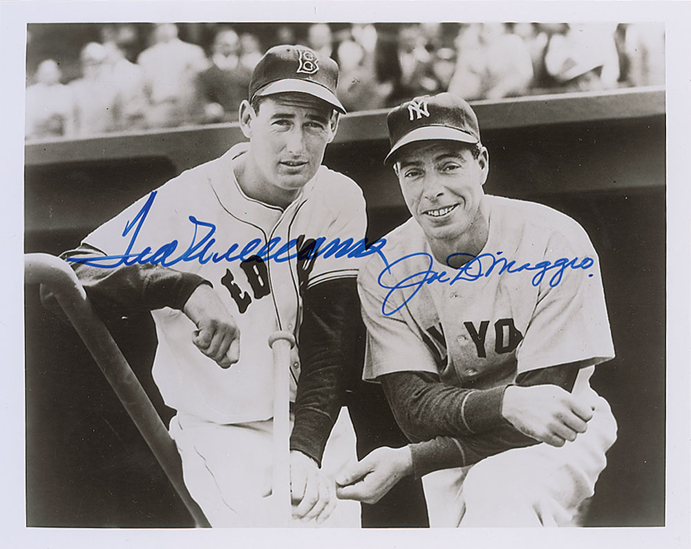 Lot #1091 Ted Williams and Joe DiMaggio