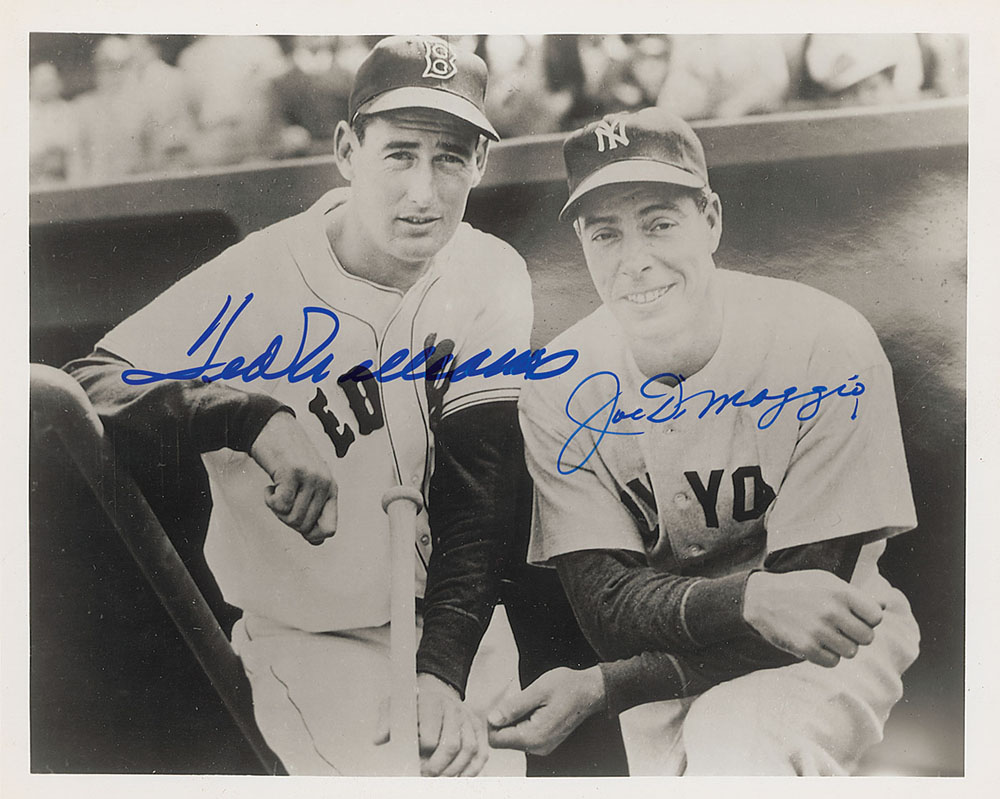 Lot #1026 Ted Williams and Joe DiMaggio