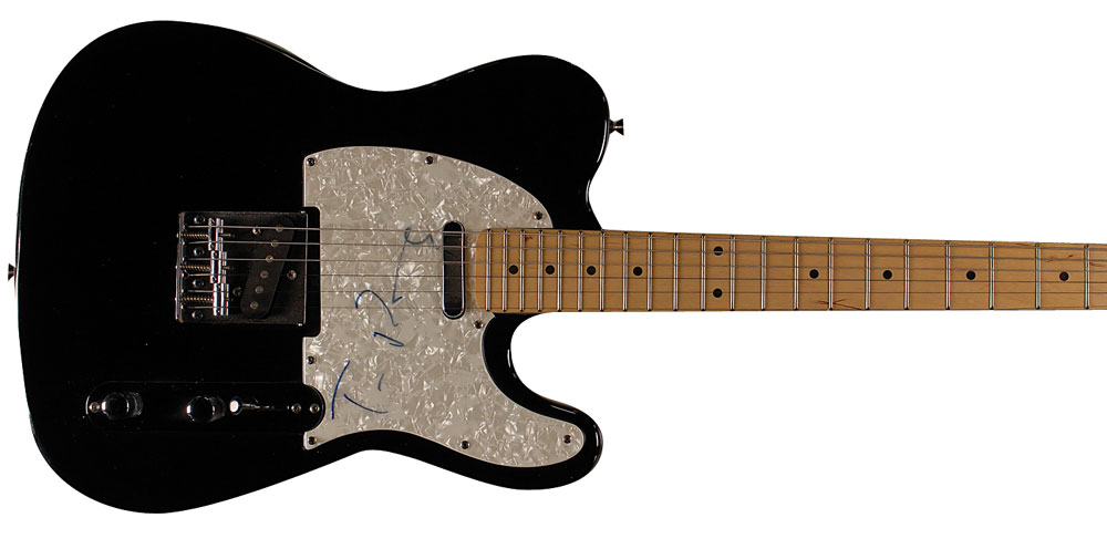 Lot #7336 Tom Petty Signed Guitar