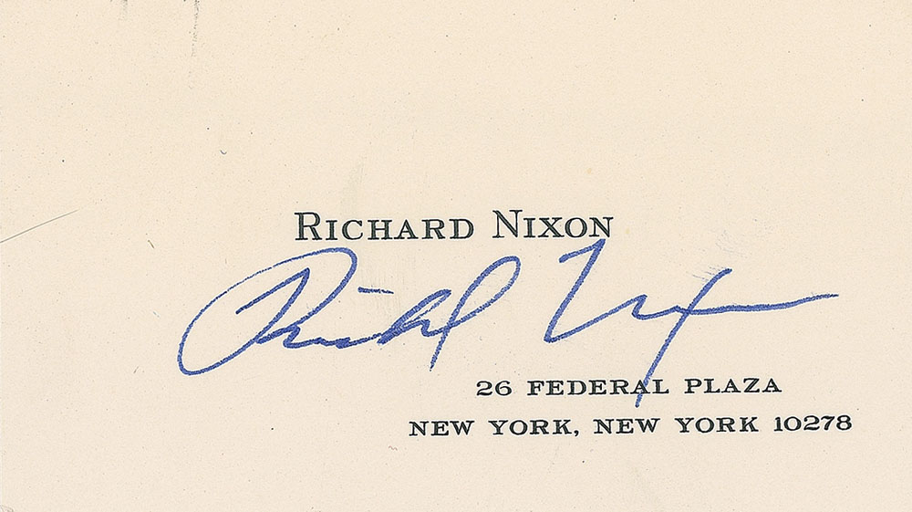 Lot #98 Richard Nixon