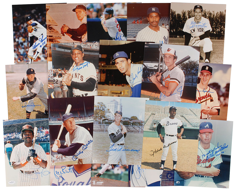 Lot #992 Baseball Hall of Famers