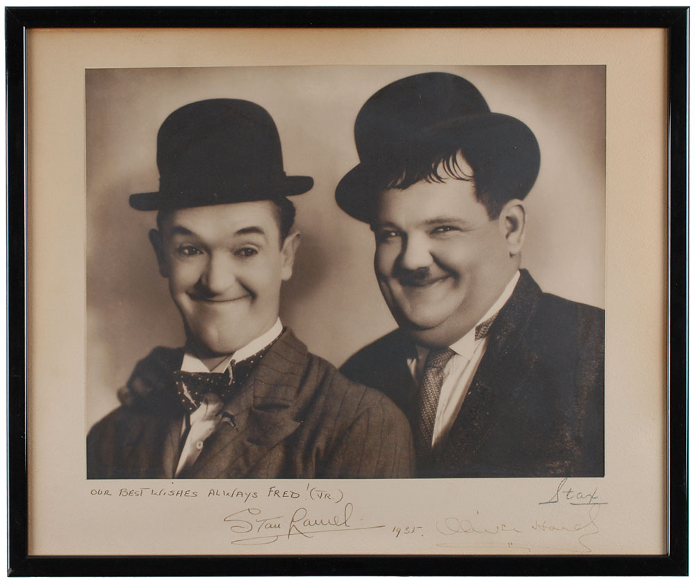 Lot #890 Laurel and Hardy