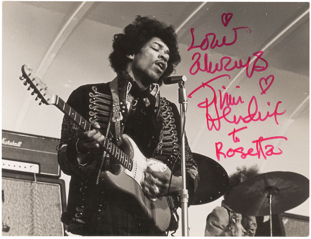 Lot #7089 Jimi Hendrix Signed Photograph - Image 1