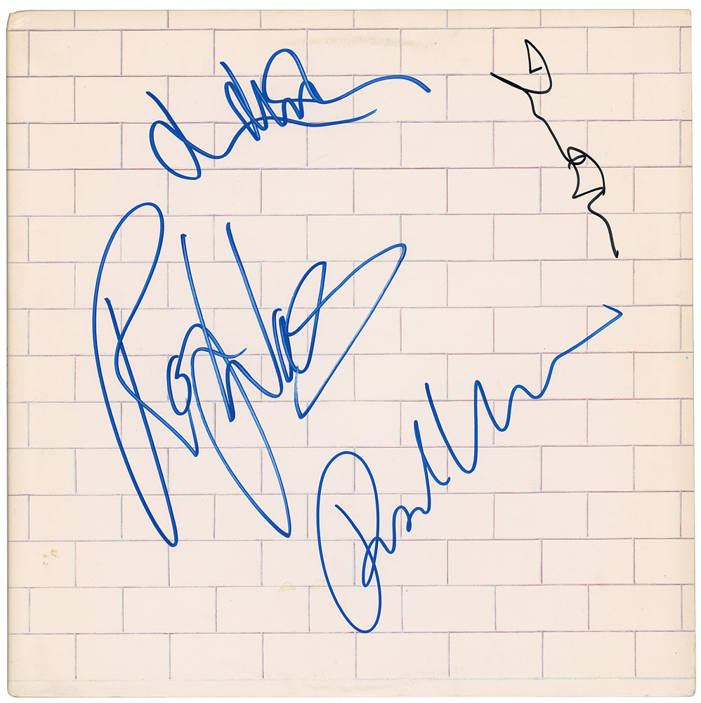 Lot #7147 Pink Floyd Signed Album
