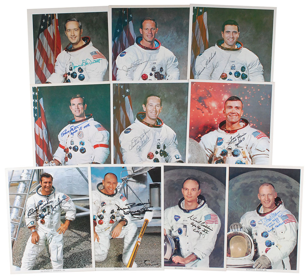 Lot #492 Apollo Astronauts