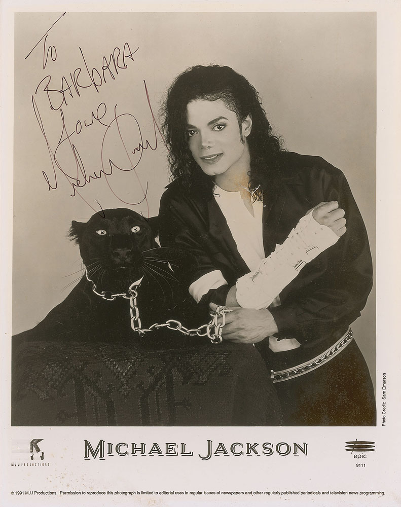 Lot #834 Michael Jackson