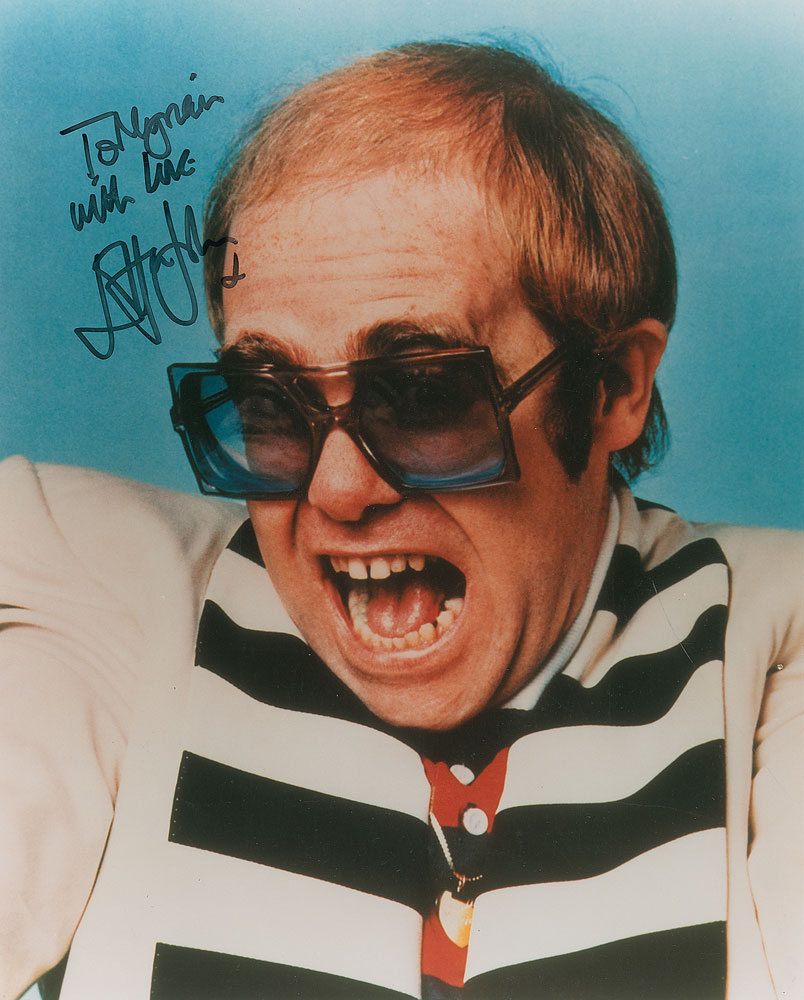 Lot #836 Elton John