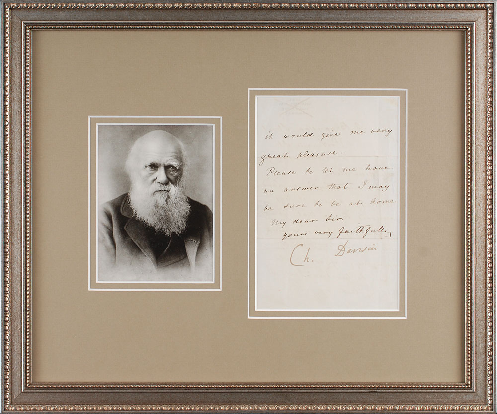 Lot #166 Charles Darwin