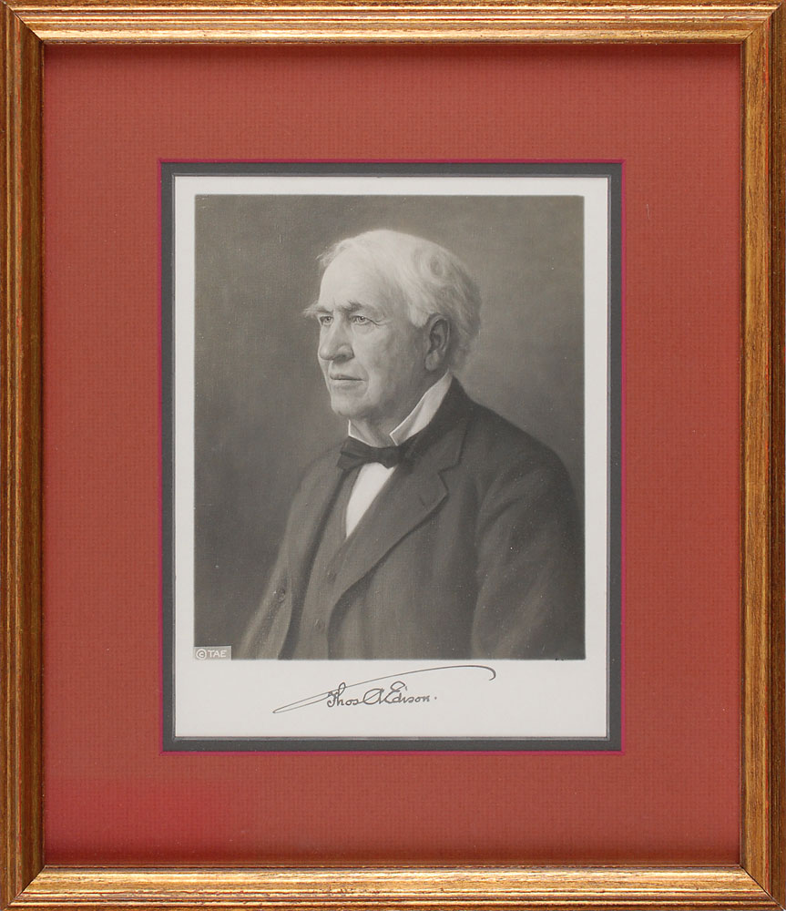 Lot #167 Thomas Edison