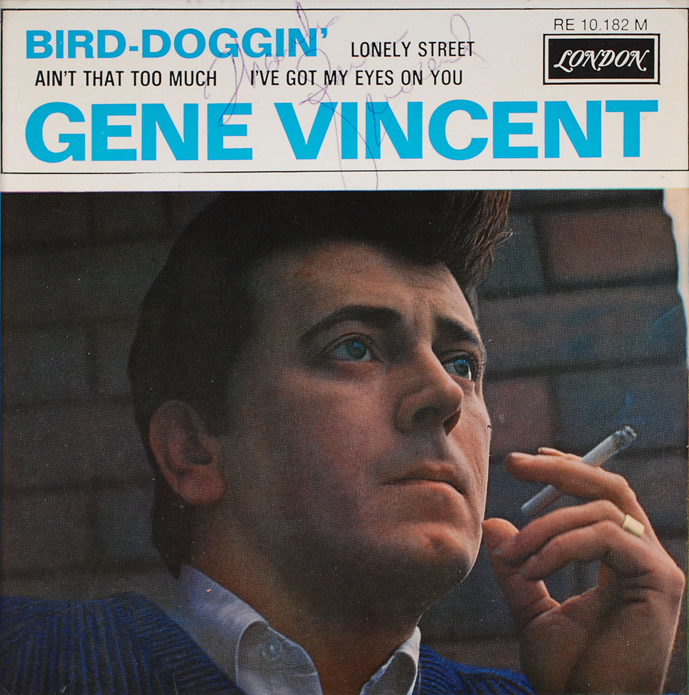 Lot #7240 Gene Vincent Signed 45 RPM