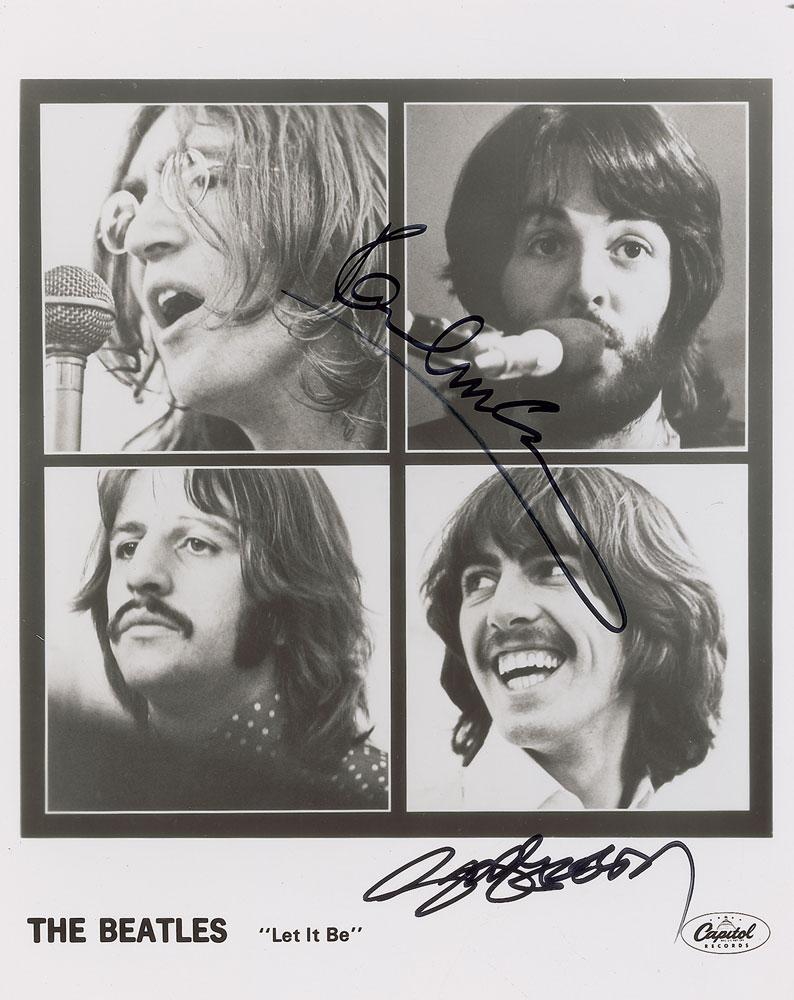 Lot #796 Beatles: McCartney and Harrison