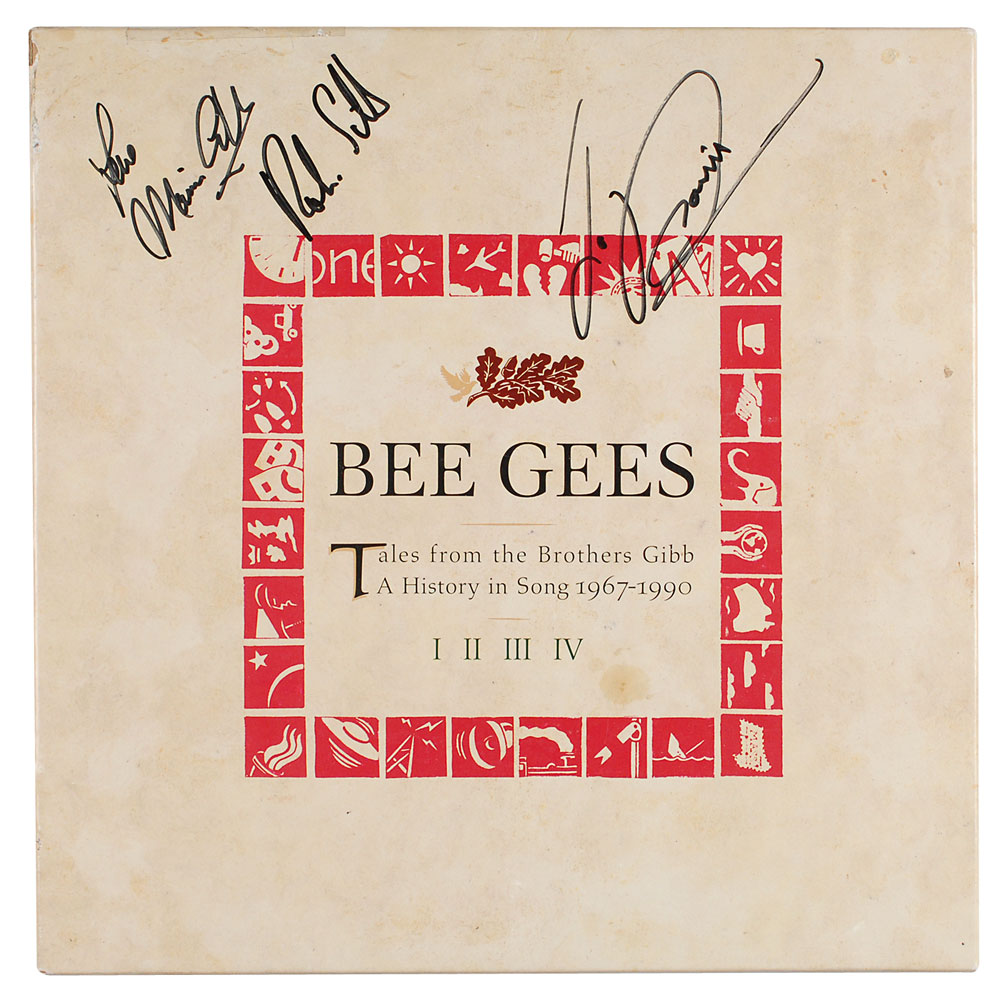 Lot #7258 Bee Gees Signed CD Box Set