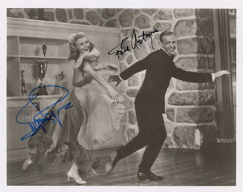 Lot #907 Fred Astaire and Ginger Rogers