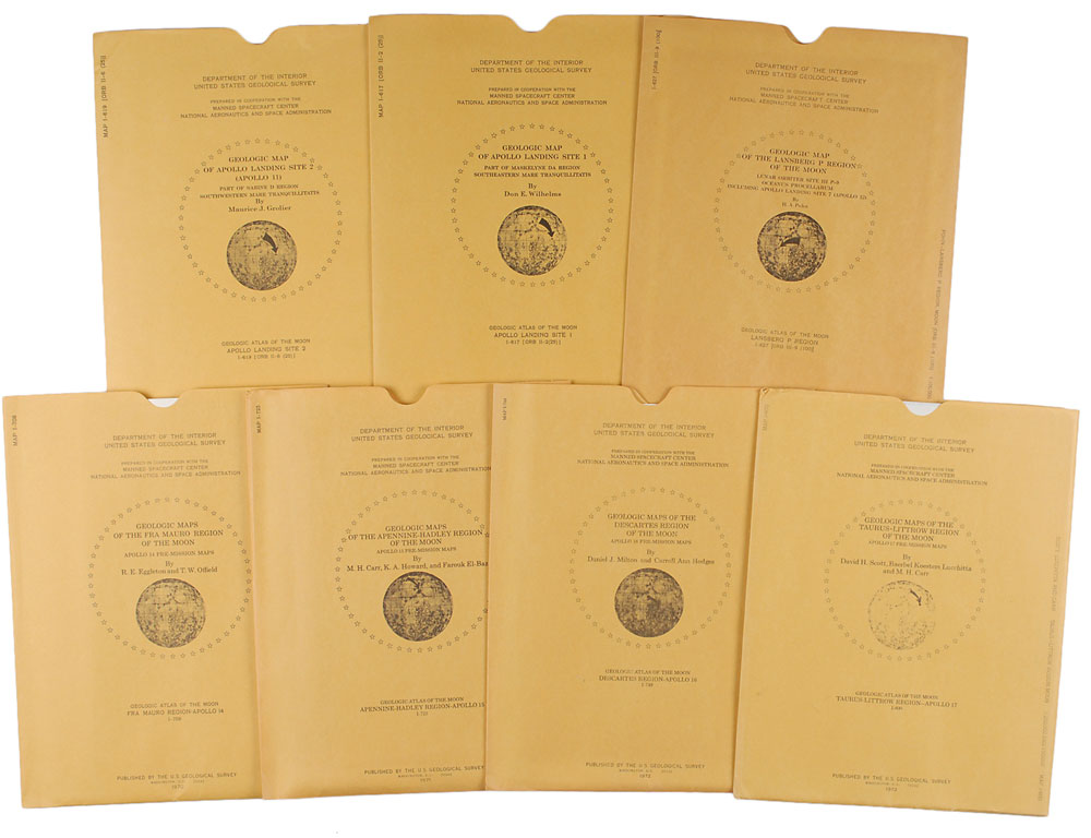 Lot #9219 Collection of Lunar Maps