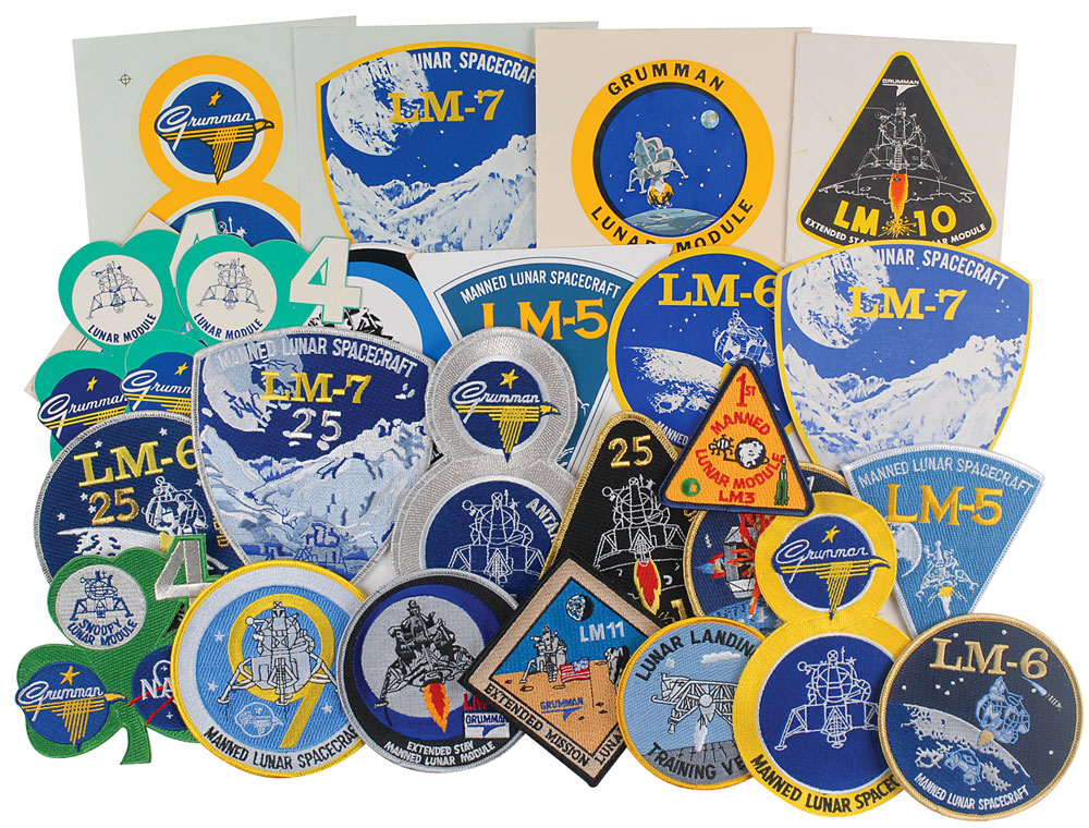 Lot #9208 Collection of LM Patches and Decals