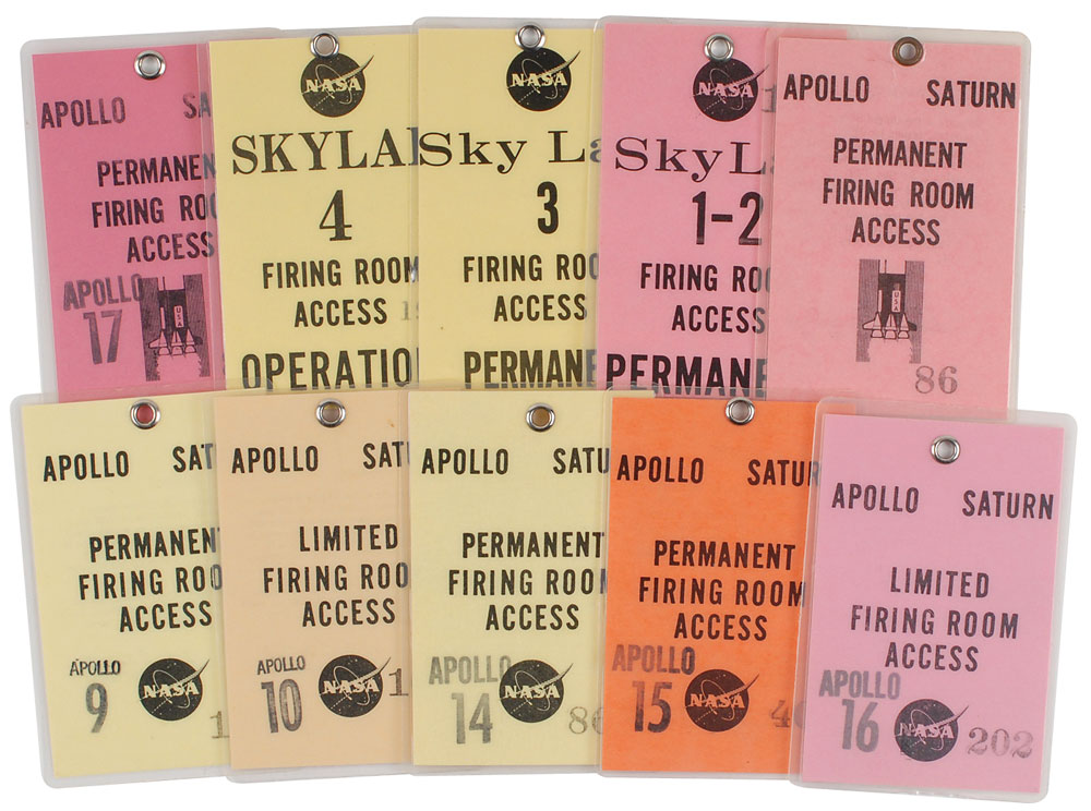 Lot #9210 Collection of Ten Apollo and Skylab