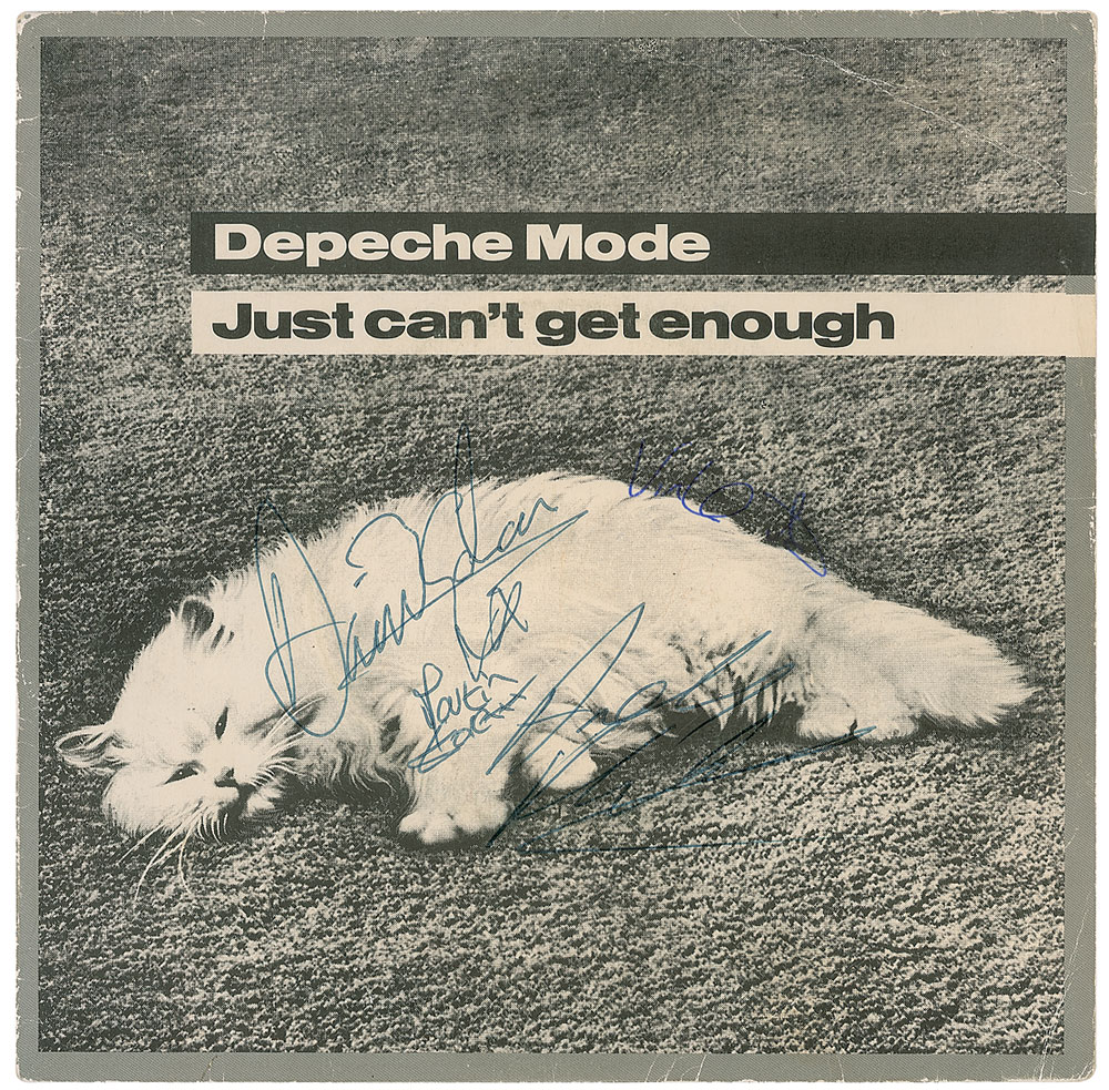 Lot #7525 Depeche Mode Signed 45 RPM