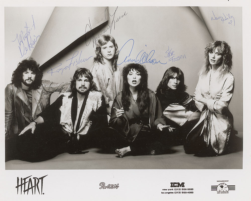 Lot #7294 Heart Signed Photograph
