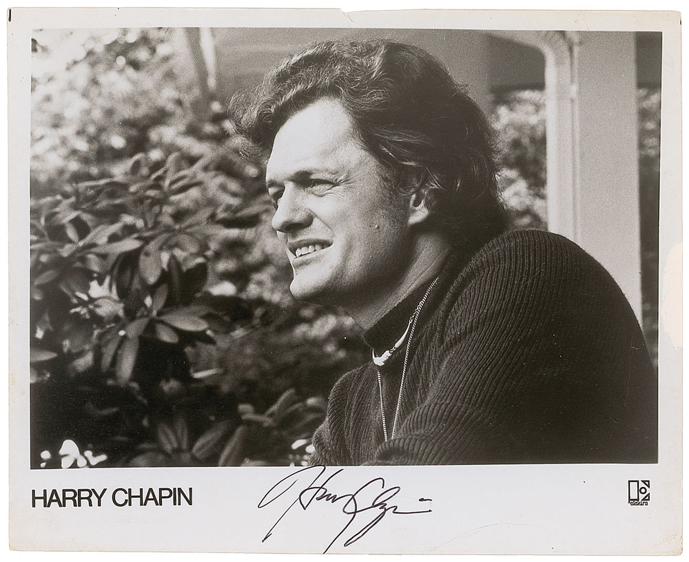 Lot #7297 Harry Chapin Signed Photograph
