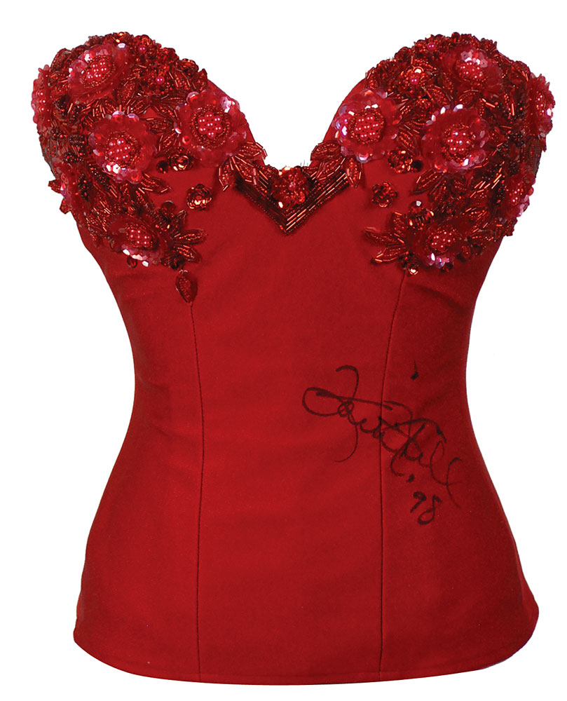 Lot #7169 Faith Hill Stage-worn Bustier