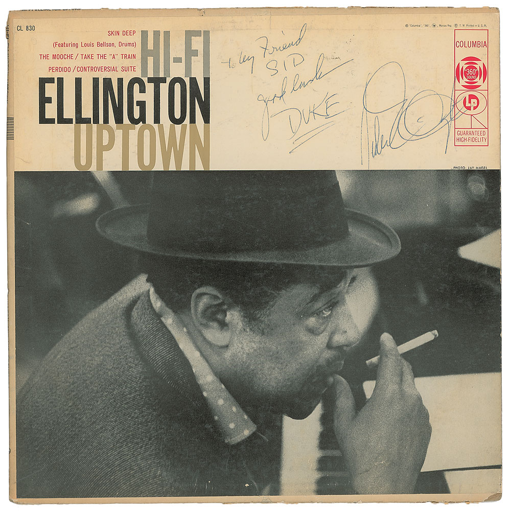 Lot #7199 Duke Ellington Signed Album