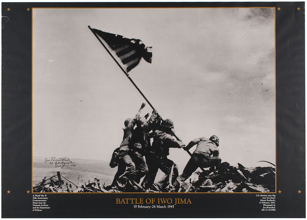 Lot #454 Iwo Jima: Joe Rosenthal
