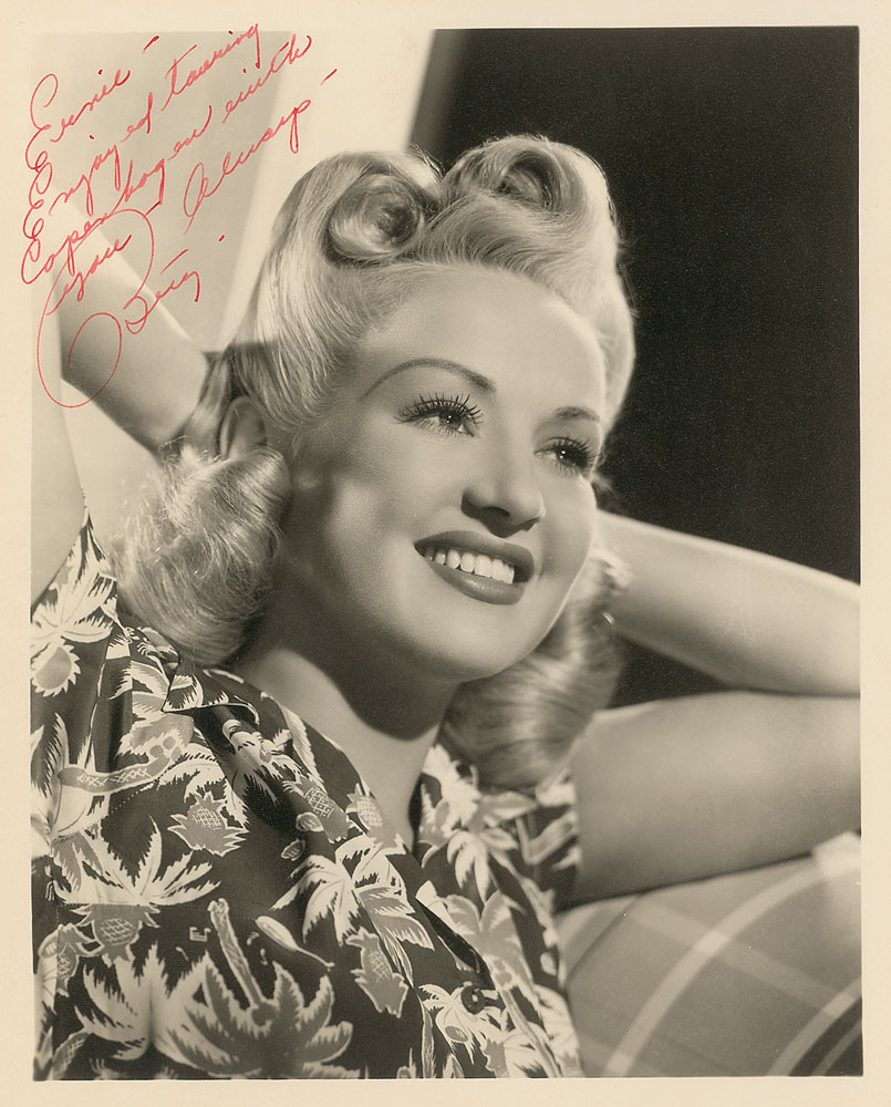Lot #968 Betty Grable