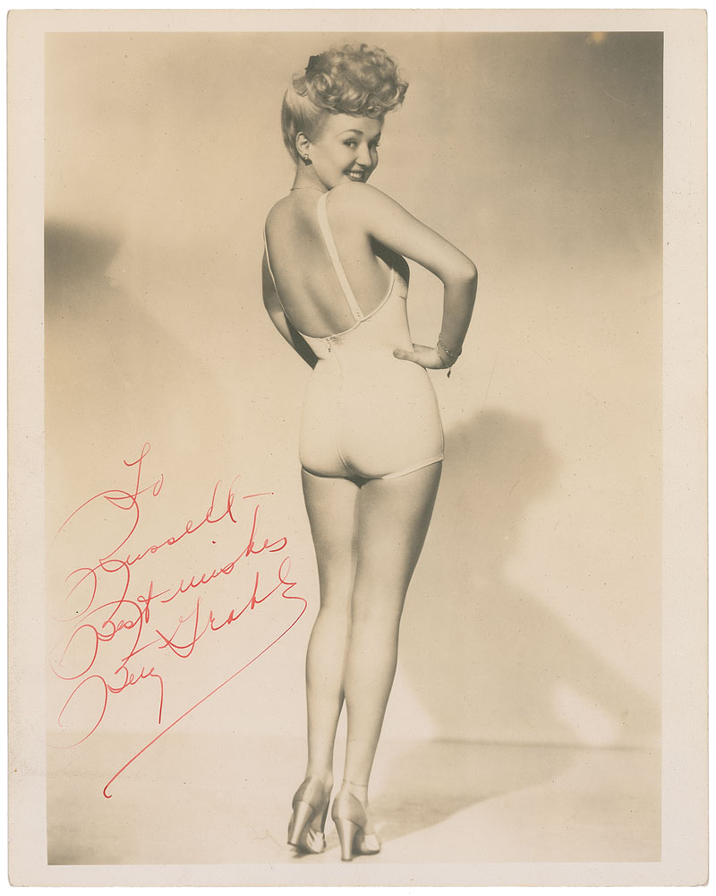 Lot #916 Betty Grable
