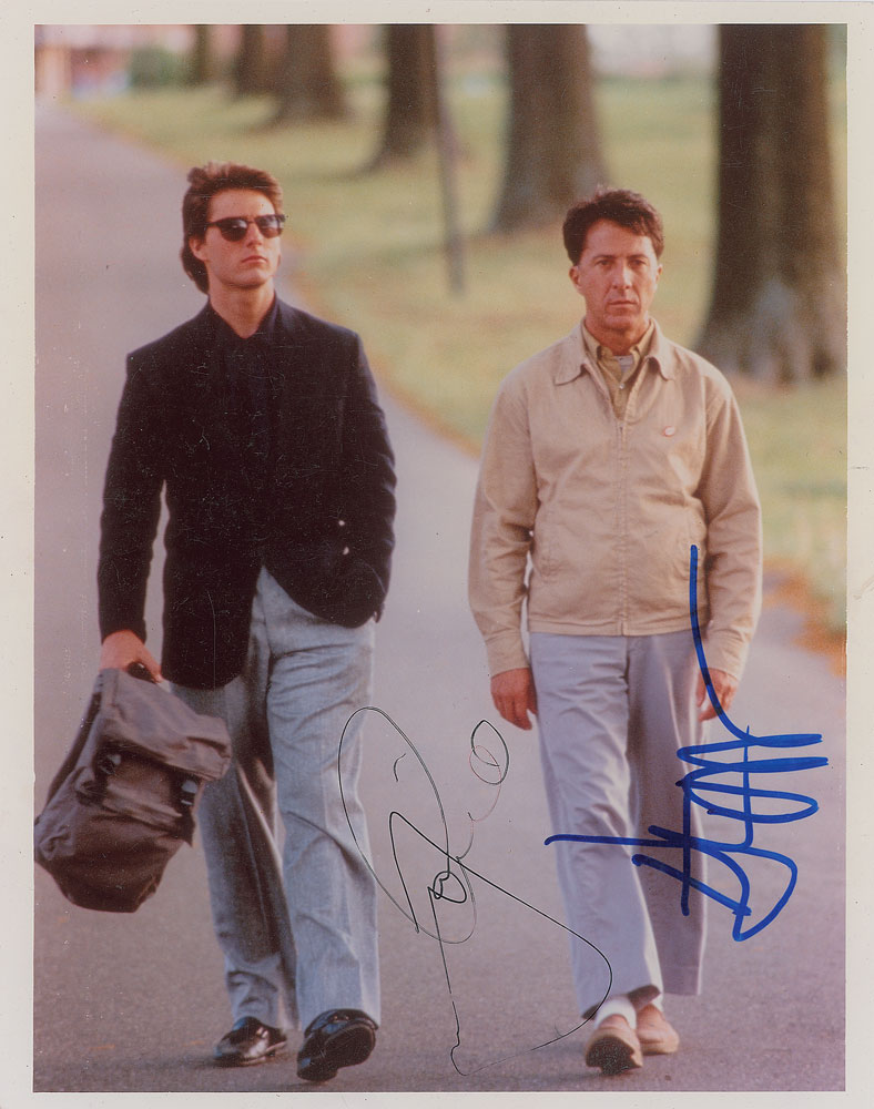 Lot #950 Tom Cruise and Dustin Hoffman