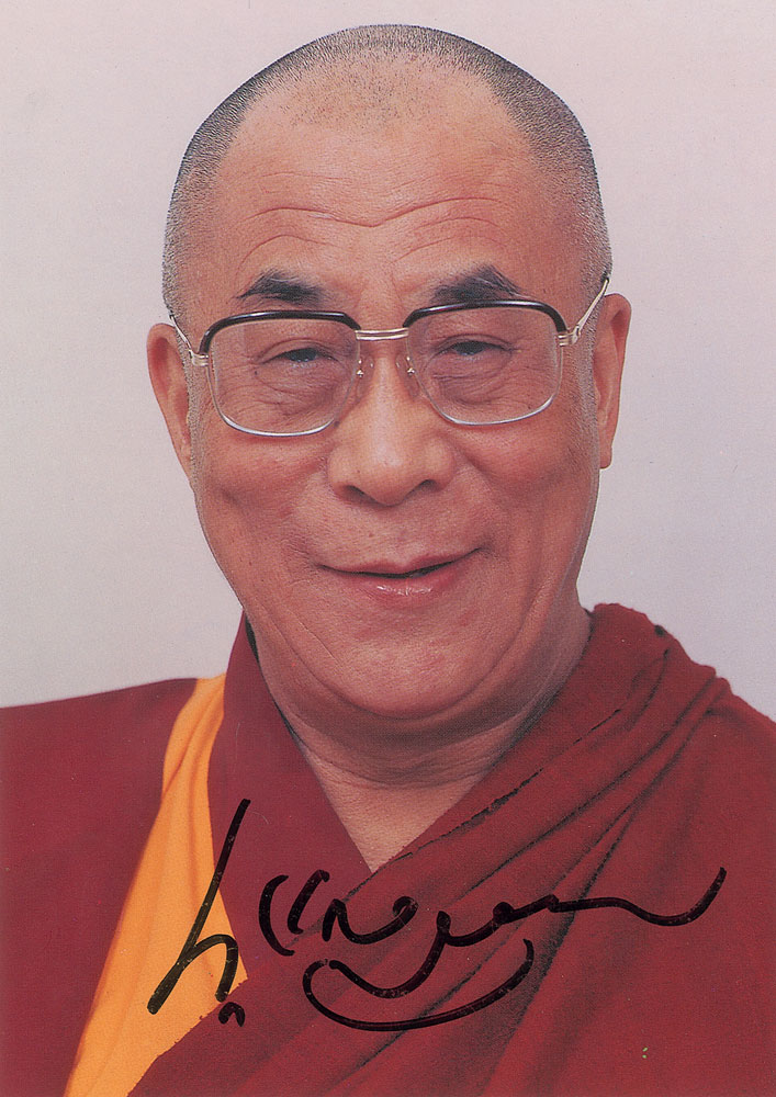 Lot #309 Dalai Lama
