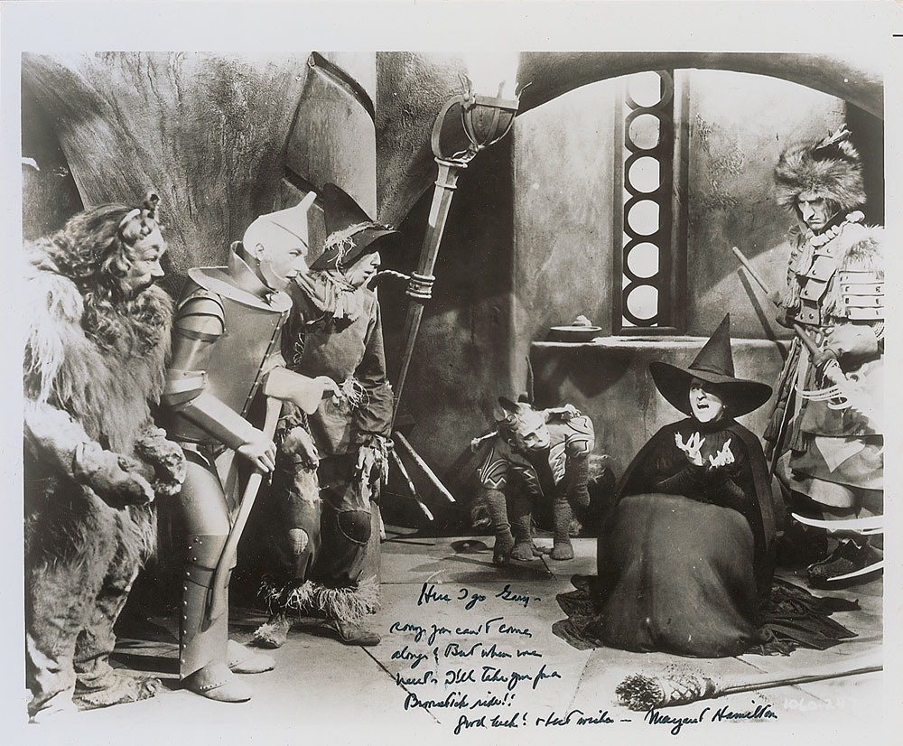 Lot #1020 Wizard of Oz: Margaret Hamilton