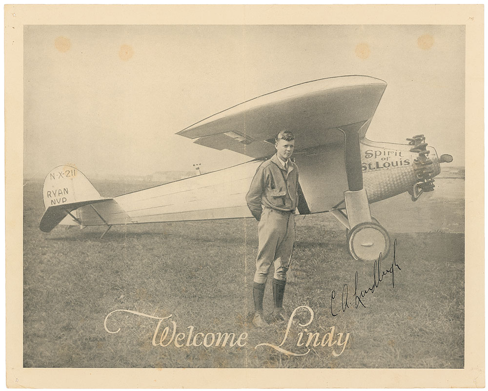 Lot #411 Charles Lindbergh