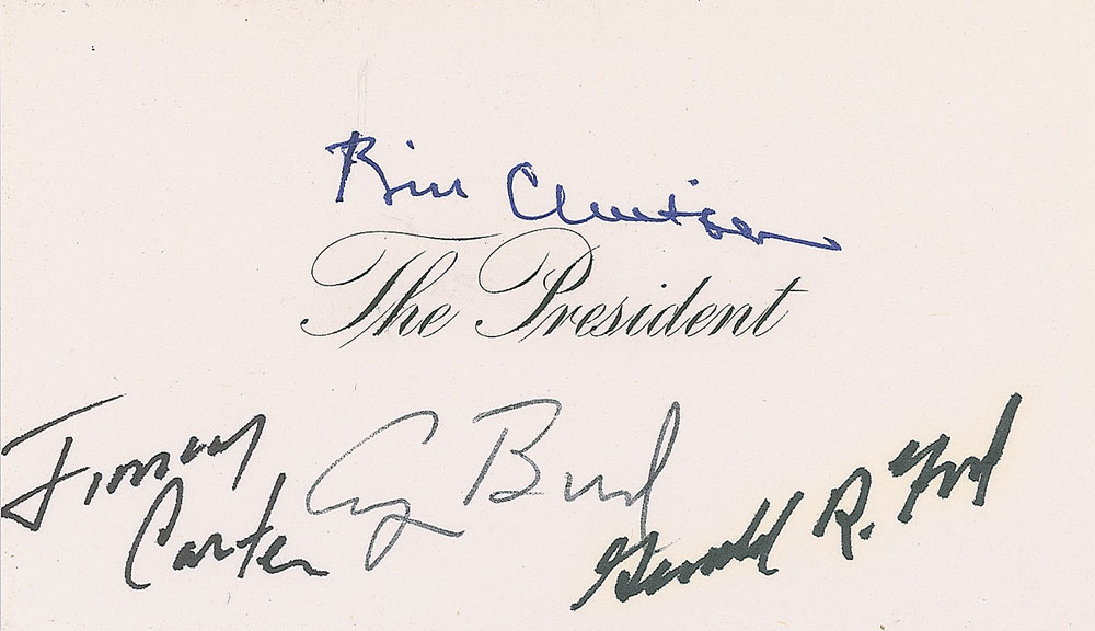 Lot #95 Four Presidents