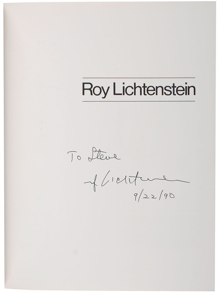 Lot #643 Roy Lichtenstein