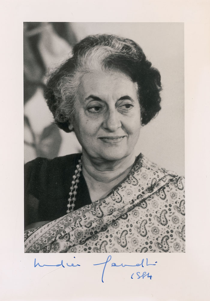 Lot #241 Indira Gandhi