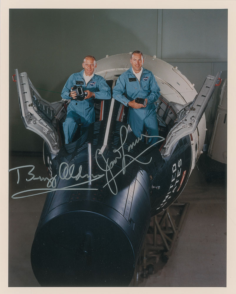 Lot #9134 Gemini 12 Signed Photograph