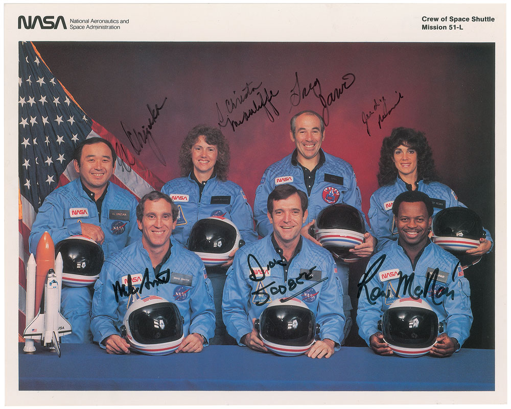 Lot #9519 Challenger Signed Photograph
