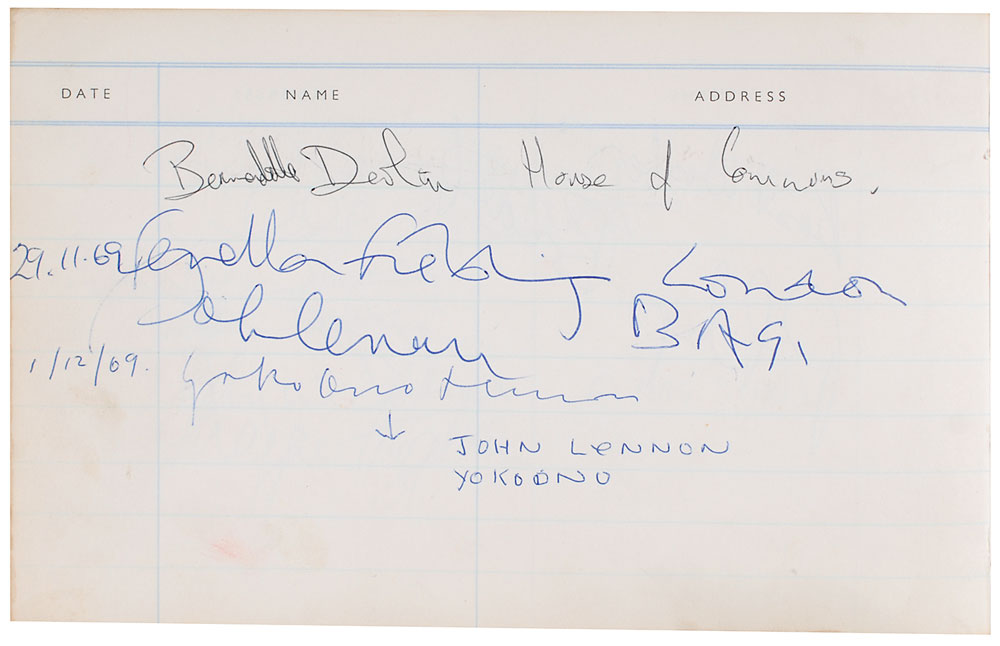 Lot #812 Beatles: John Lennon