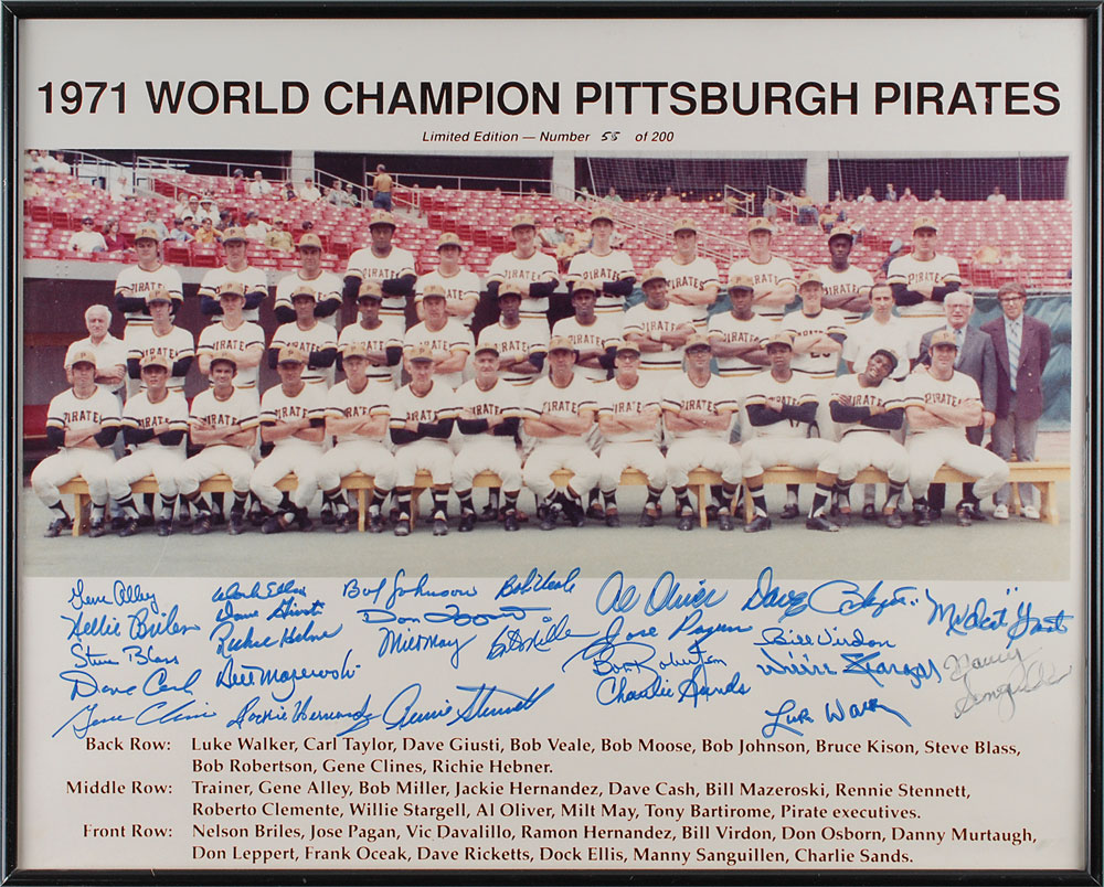 Lot #1084 Pittsburgh Pirates: 1971