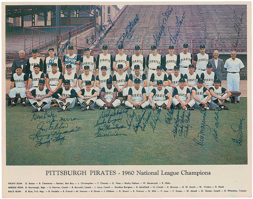 Lot #1082 Pittsburgh Pirates: 1960