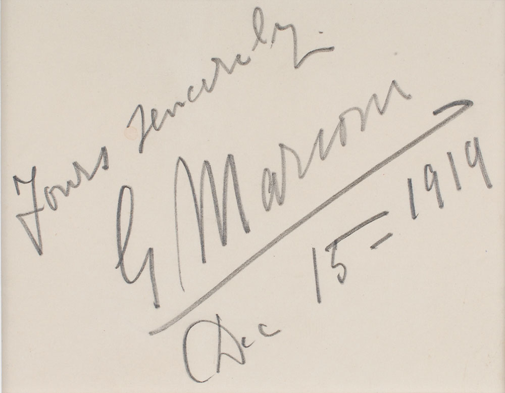 Lot #289 Guglielmo Marconi