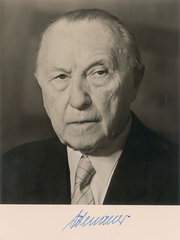 Lot #372 Konrad Adenauer
