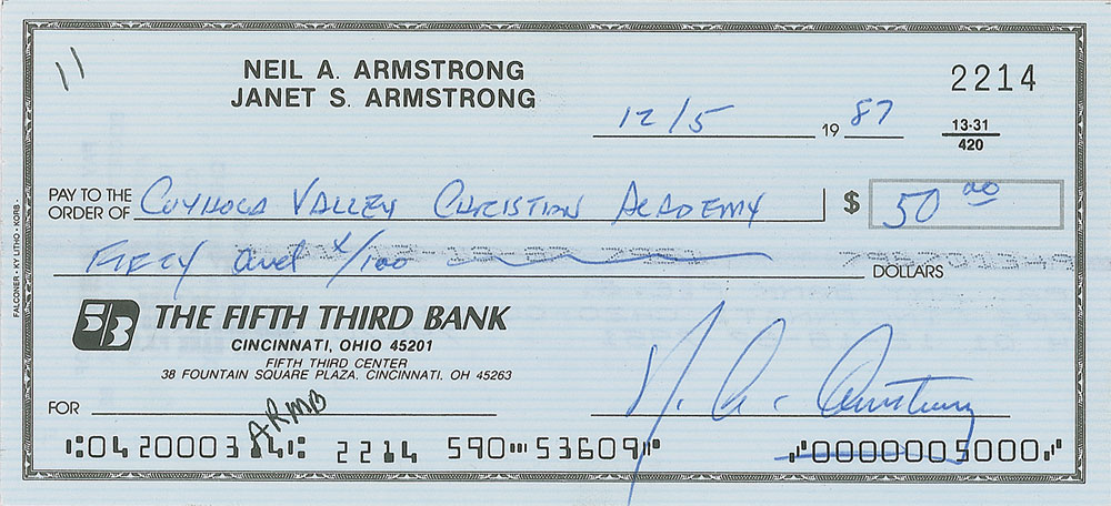Lot #521 Neil Armstrong