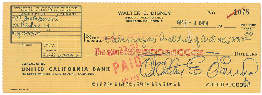 Lot #636 Walt Disney