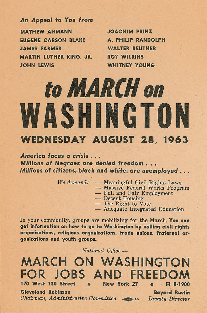 Lot #197 March on Washington